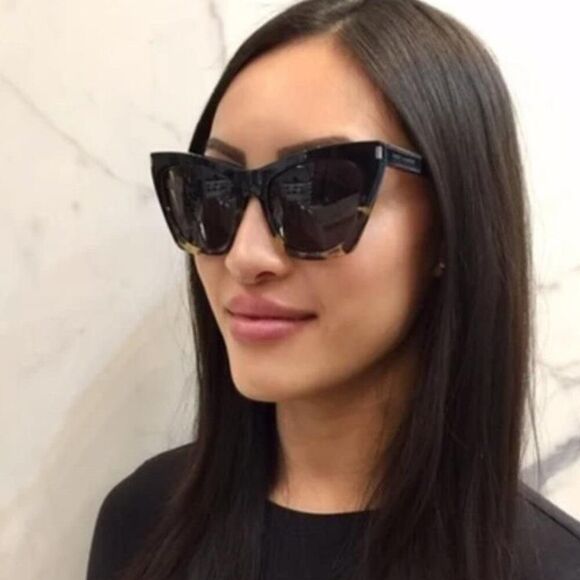 💯 NEW SAINT LAURENT SL214 KATE 010 SUNGLASSES - Picture 1 of 10